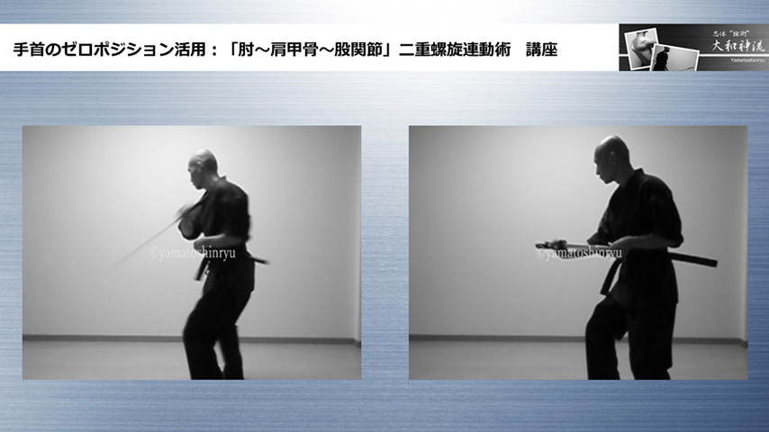 手首のゼロポジションによる「肘～肩甲骨～股関節への二重螺旋連動」の活用
